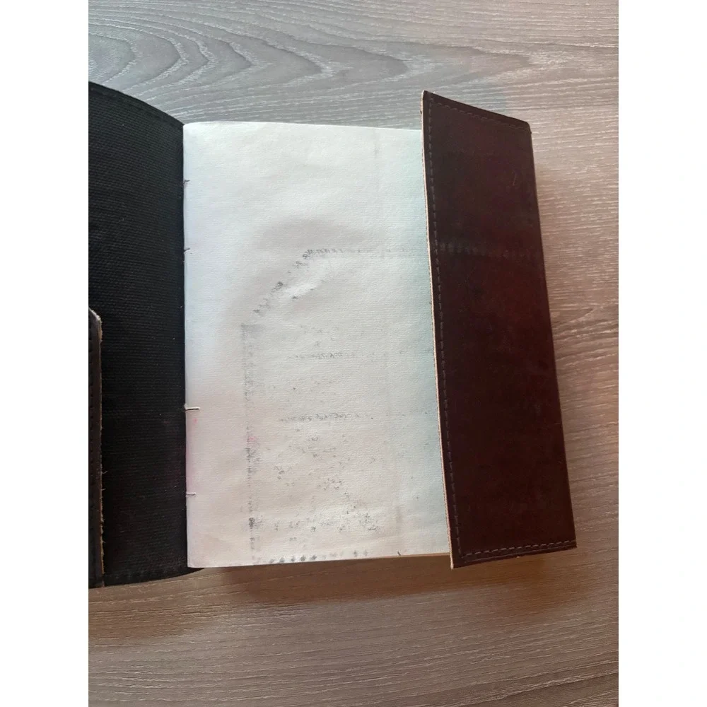Embossed Horse Leather Journal Diary‎ Sketchbook with Brass Clasp Western Rodeo